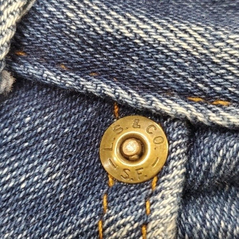 Levi’s 70’s Vintage 573 Orange Tab High Rise Jeans Size W29 L34 - Picture 14 of 16